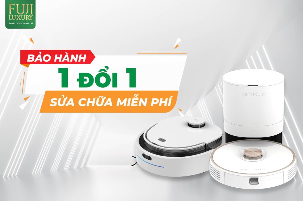 Chính sách bảo hành và sửa chữa miễn phí máy hút bụi fuji luxury tại showroom mua hàng trên toàn hệ thống