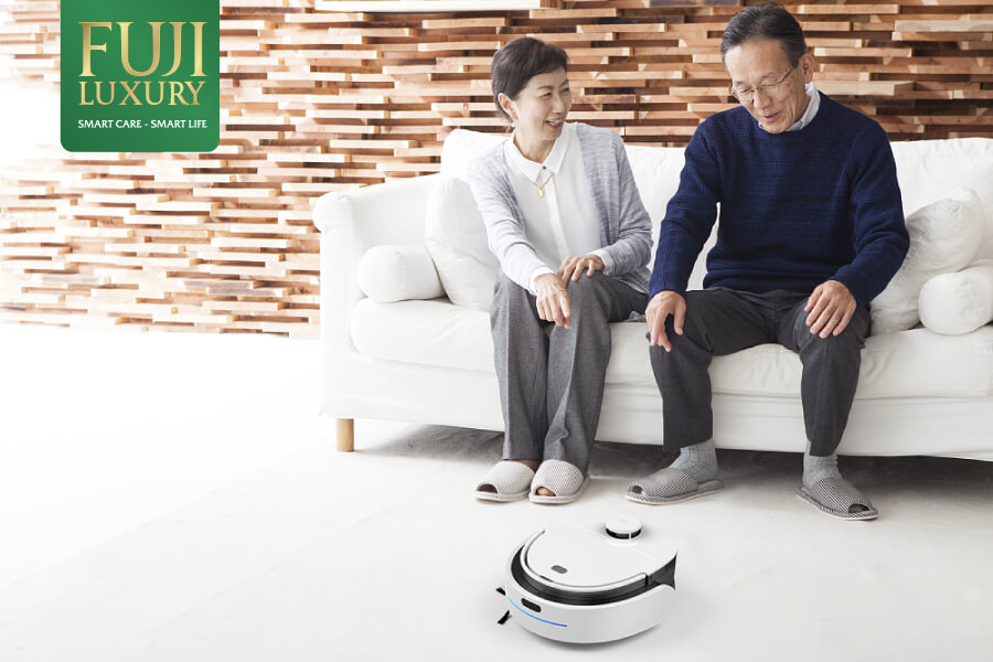 Các chức năng của robot hút bụi hỗ trợ người cao tuổi, người già trong việc vệ sinh nhà cửa