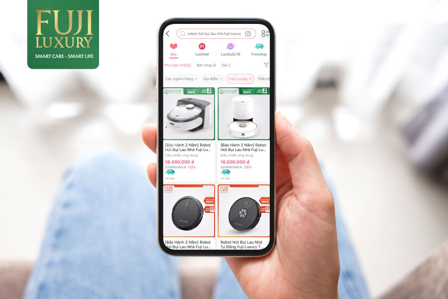 Tham khảo các dòng robot hút bụi thông minh của Fuji Luxury