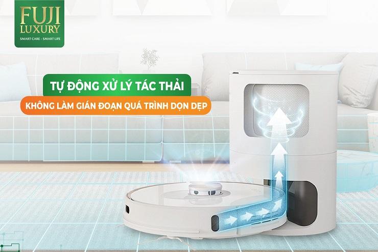 robot tự động xử lý rác thải