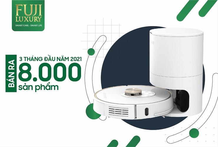 Doanh số robot hút bụi Fuji Luxury