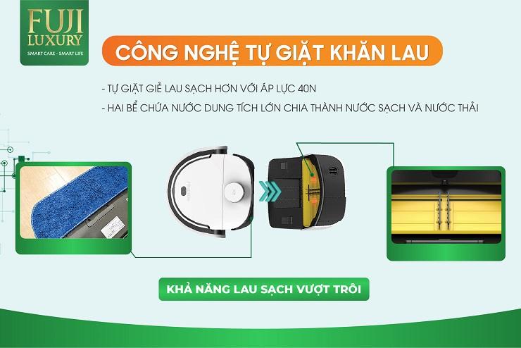 Công nghệ tự giặt khăn lau độc quyền