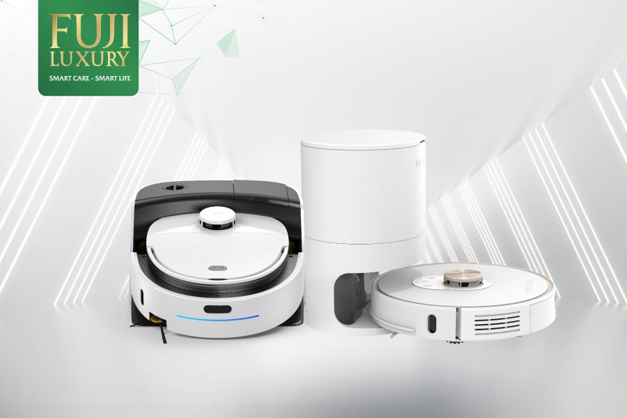 Gam màu thiết kế mới của 2 mẫu Robot hút bụi fuji luxury mới nhất