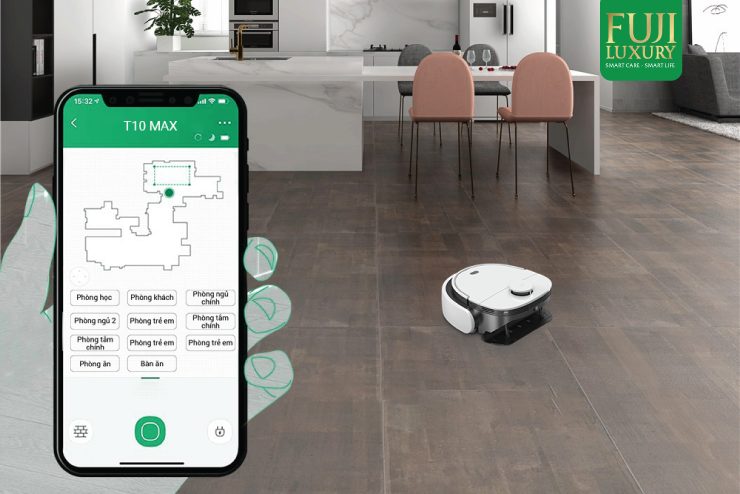Tối ưu cho người dùng dễ dàng sử dụng và điều khiển robot hút bụi