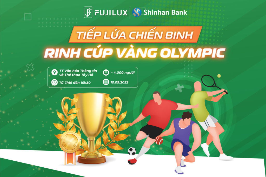 Robot hút bụi Fuji Luxury hợp tác cùng Shinhan Bank: “Tiếp lửa chiến binh, rinh cúp vàng Olympic”